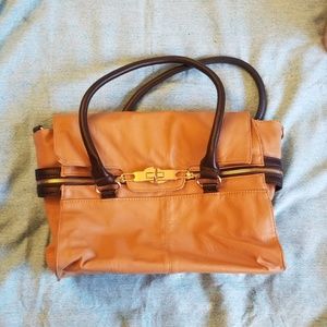 NWOT Shoulder Bag/Satchel Faux Soft Leather